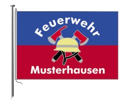 Hissflagge im Querformat 90 x 60 cm