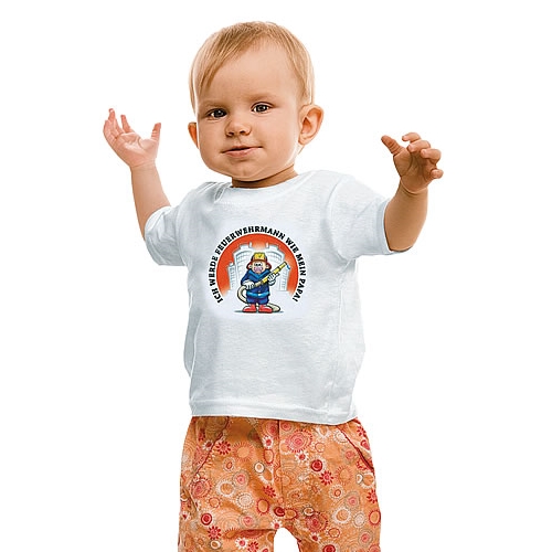 Kid‘s T-Shirt „Ich werde Feuerwehrmann wie mein Papa´