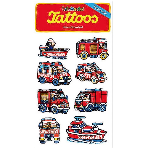 Tattoo „Benny Brandmeister Fahrzeuge“