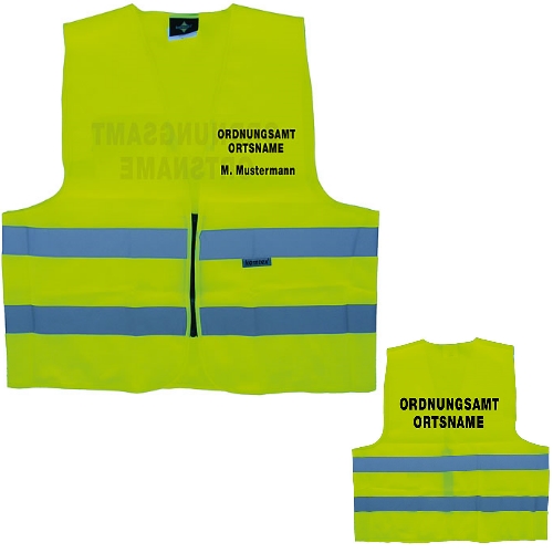 Warnweste mit Reißverschluss