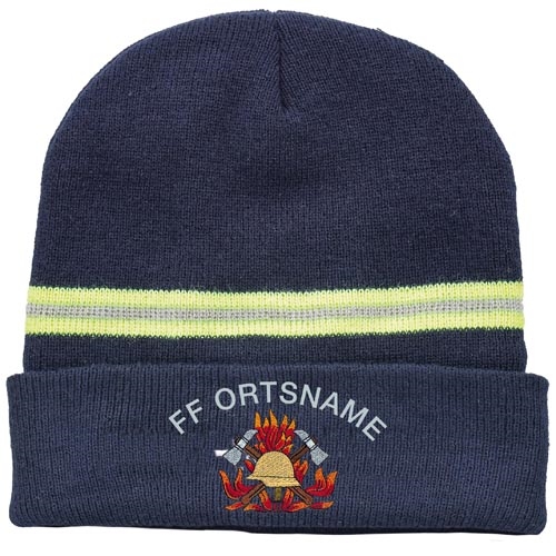 Thinsulate Beanie „112-Spezial“ NAVY Stickmotiv