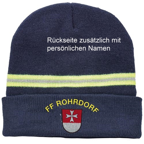 Thinsulate Beanie „112-Spezial“ NAVY WAPPEN + Name