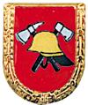 Feuerwehrabzeichen mit Goldkranz