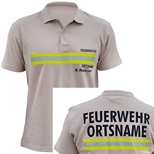 Polo-Shirt 3M™-Reflex VS + RS FEUERWEHR ORT