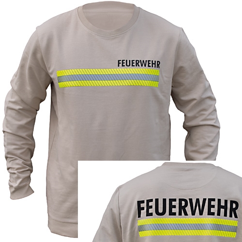 Sweat-Shirt 3M™-Reflex VS + RS FEUERWEHR