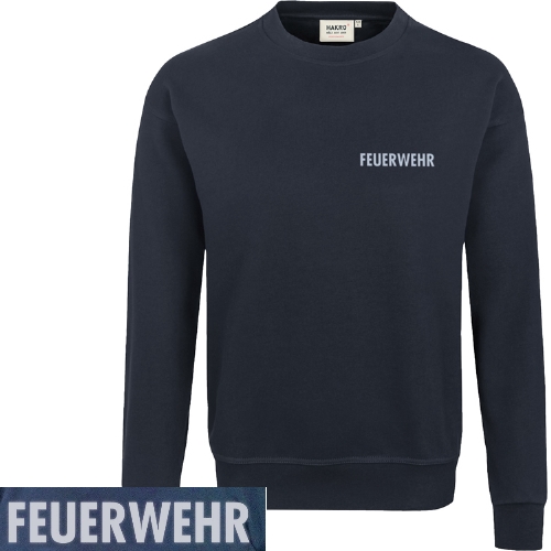 HAKRO Sweatshirt 475 VS+RS FEUERWEHR