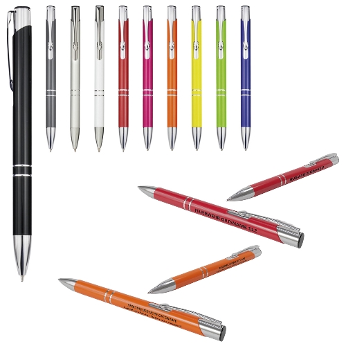 Kugelschreiber aus Aluminium - Sonderdruck