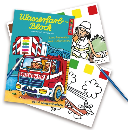 Magischer Wasserfarb-Malblock