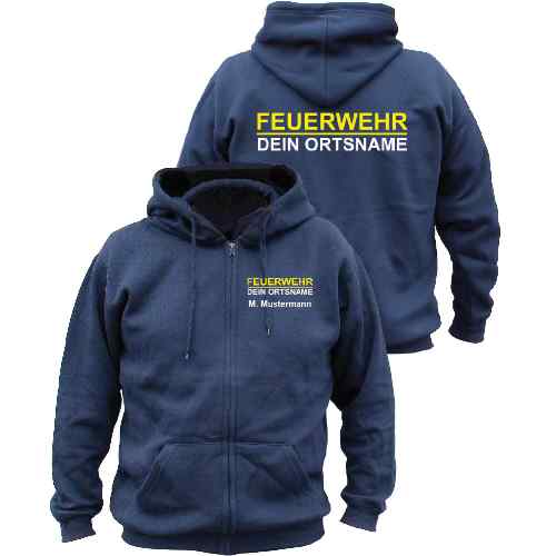 Kapuzensweatjacke Transfers Design A bis L
