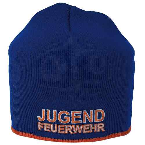 Strickmütze JF BLUE-ORANGE