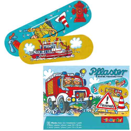 Pflasterbriefchen Feuerwehr