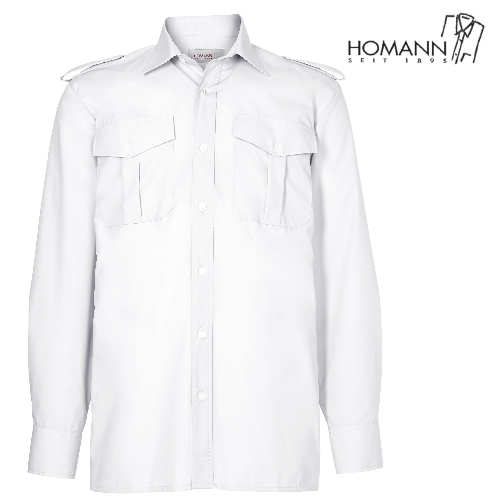 Diensthemd HOMANN weiß, 1/1 Arm