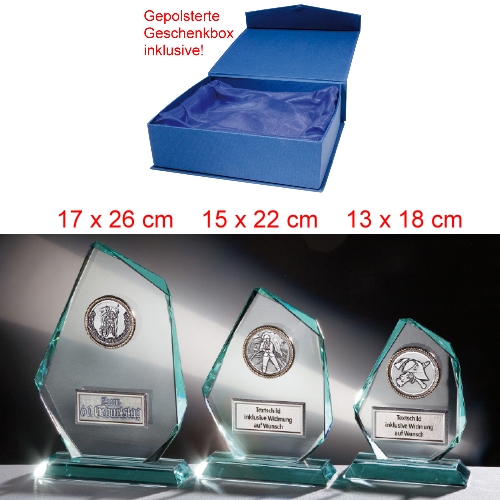 Jade-Glasfels 13 x 18 cm