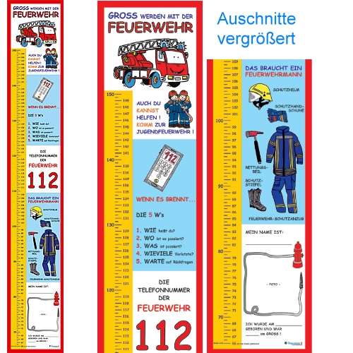 Messlatte ´Groß werden mit der Feuerwehr´