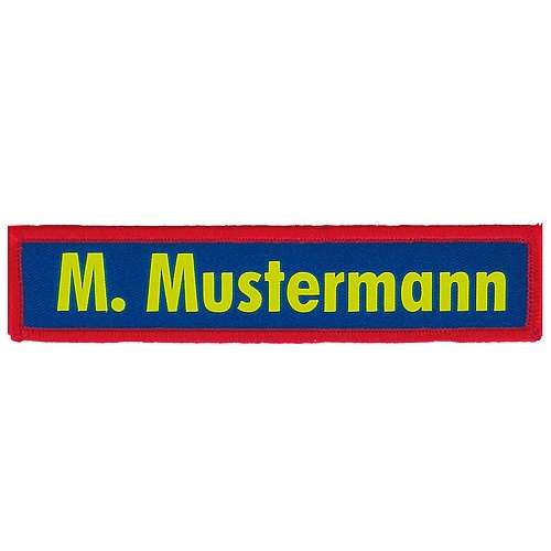 Namensstreifen WUNSCHTEXT