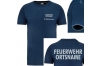 WK T-Shirt FEUERWEHR+ORT Silber